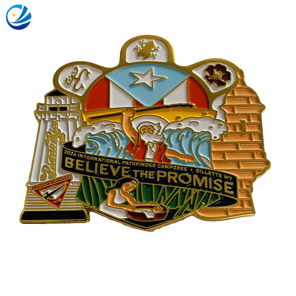  International Pathfinder Camp Believe The Promise enamel pin