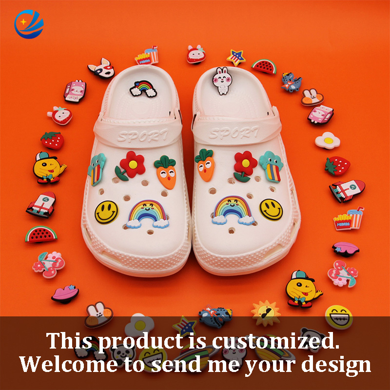 Anime Cartoon Personalized Designer Charms Custom Shoe Charms Pvc Cartoon Shoe Charms Pvc Decoration Buckle