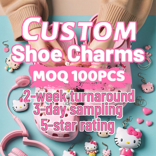 custom designer pvc decoration personalisation design regular custom shoe charms