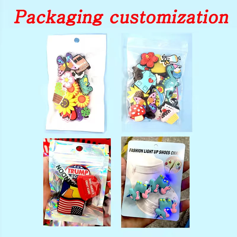 Custom Logo Wholesale Designer Charm Clogs Shoe Charms