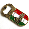 Wholesale Custom Roma tourist souvenir zinc alloy metal enamel fridge magnet bottle opener