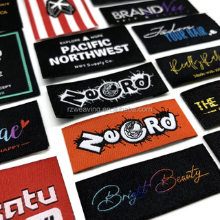 20 Years of Weaving Experience to Customize Private High-Density Damask Clothing Woven Labels