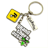 Custom Metal Keychain Manufacturers Die Stamped Metal Keychains 3D Logo Key Chain