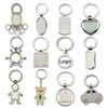 Blank Stainless Steel Keychain
