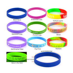 Promotional High Quality Sports Silicon Wrist Band Custom Silicone Bracelet Wristbands With Logo