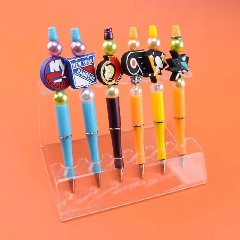 Custom cartoon animal silicone Focal beads For pen keychain Bracelet jewelry making
