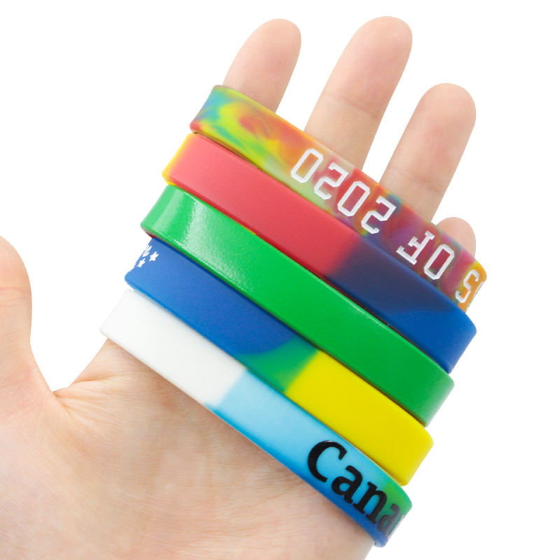 Custom Personalized Gym Wristband Wristband Thin Rubber Manufacturer Wrist Bands Customised Wholesale Charms For Bracelets