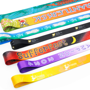 Manufacturer Free Sample Promotional Cheap Custom Printed Polyester Neck Lanyard With Logo Cell Phone Case With Lanyard