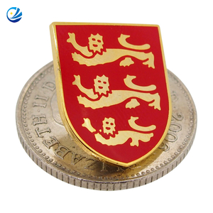England Three Lions Badge Lapel Pins