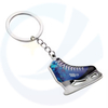 Custom Short Track Speed Skating Metal Keychain