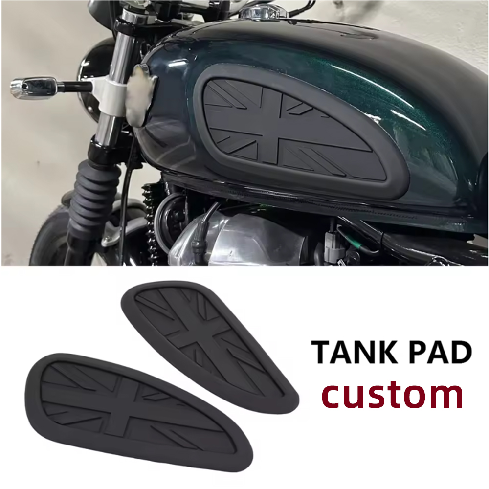 Custom Design Rubber Tank Pad Protector for Motorcycle Knee Grip Fuel Tank Decal Factory Direct