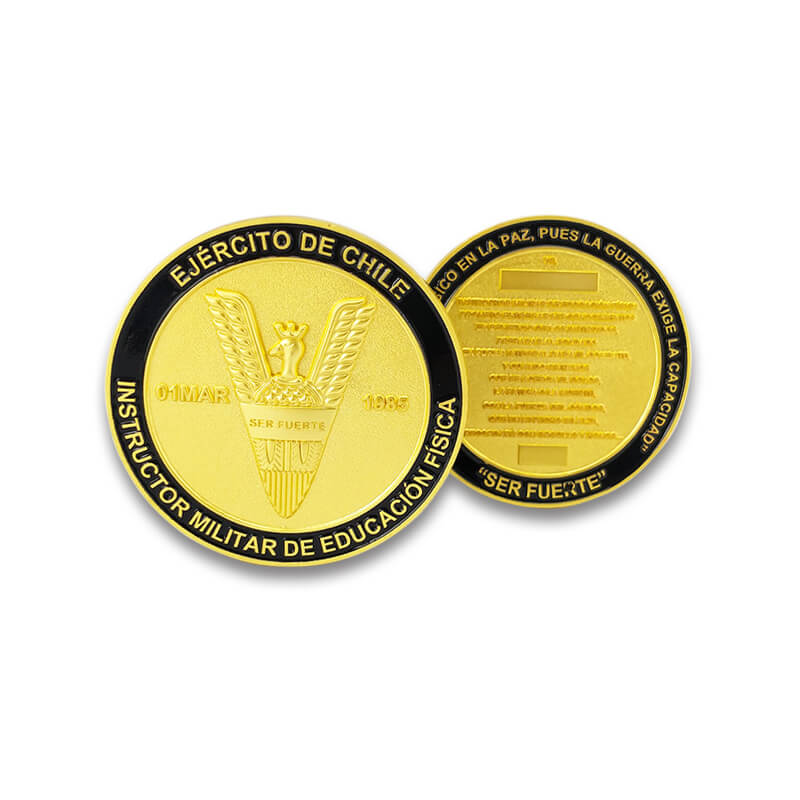 Custom Zinc Alloy 3D 2D Soft Enamel Antique Silver Collectable Challenge Coin