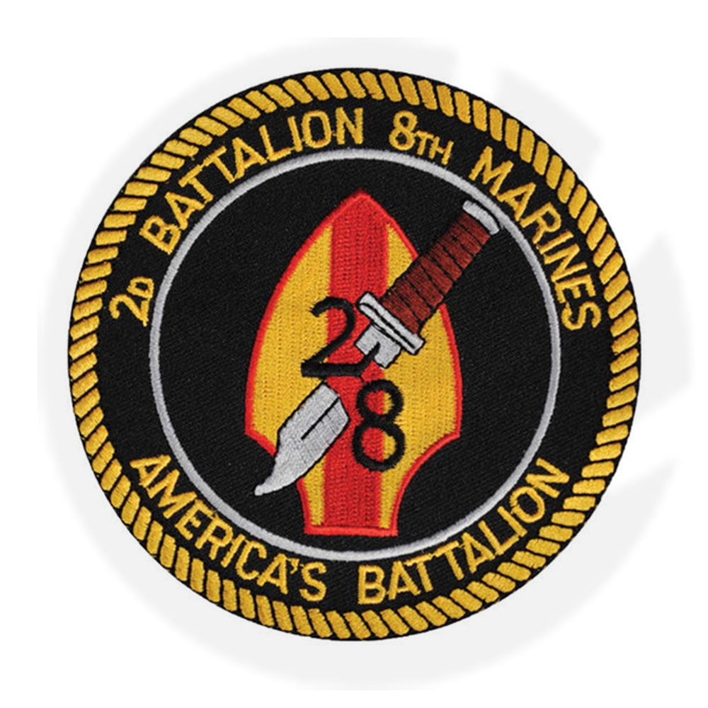 1ST 2ND BATTALION 8TH MARINES PATCH