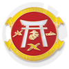 USMC 5TH ANGLICO PIN ENAMELED 1-IN. DIAMETER