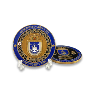 Factory Custom Chile Navy Military Challenge Coin