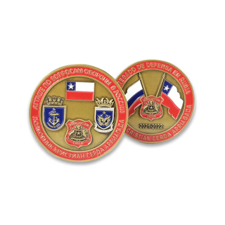 Custom Antique Gold Military Challenge Coins