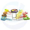 Fashion 3D Soft PVC Silicone Bookmark Christmas Souvenir Bookmark