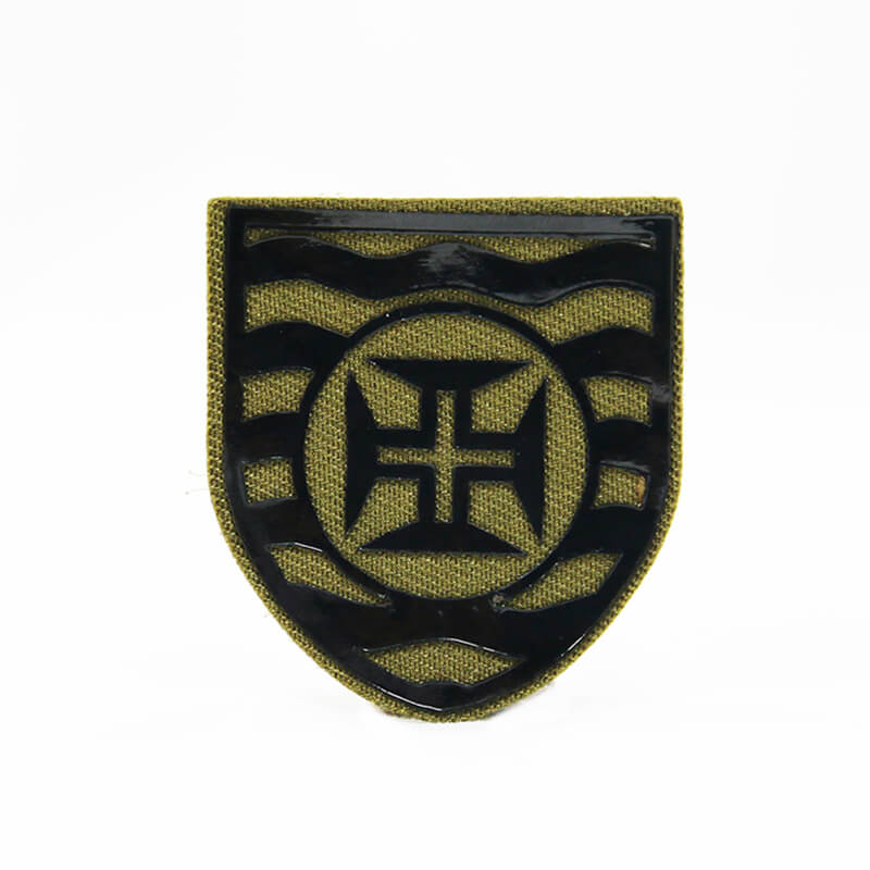 Custom Navy Fabric PVC Patch