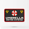 Cancel Pvc Anti Radiation Patch Mushroom Shape Cloud Nuclear Radiation 3D Rubber Patch Pvc Security Seal Tags for Bag Hat DIY