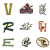 Custom 3D Helmet Decals With 3m Adhesive PVC Rubber Stick-on Patch, Baseball Helmet Stickers Softball, Hockey, Sports Logo