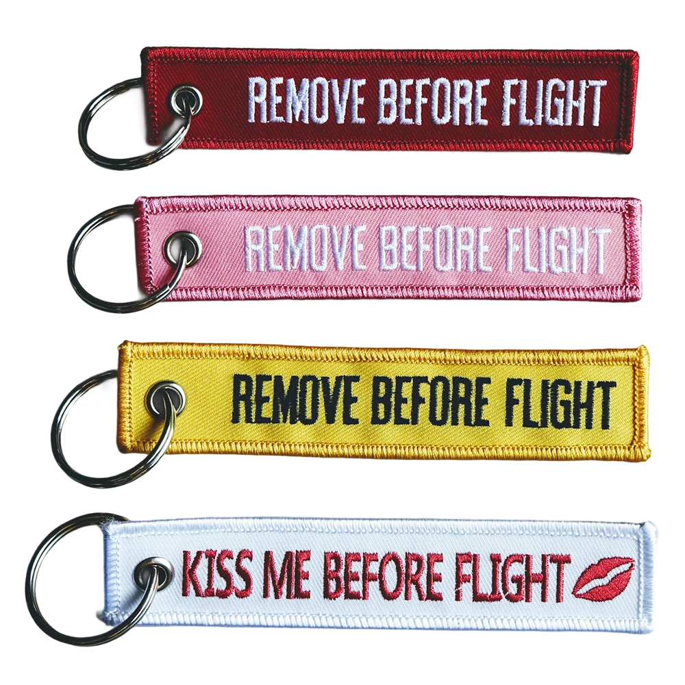 Factory Custom Sided Flight Crew Luggage Tag Label Aviation Gift Keychains
