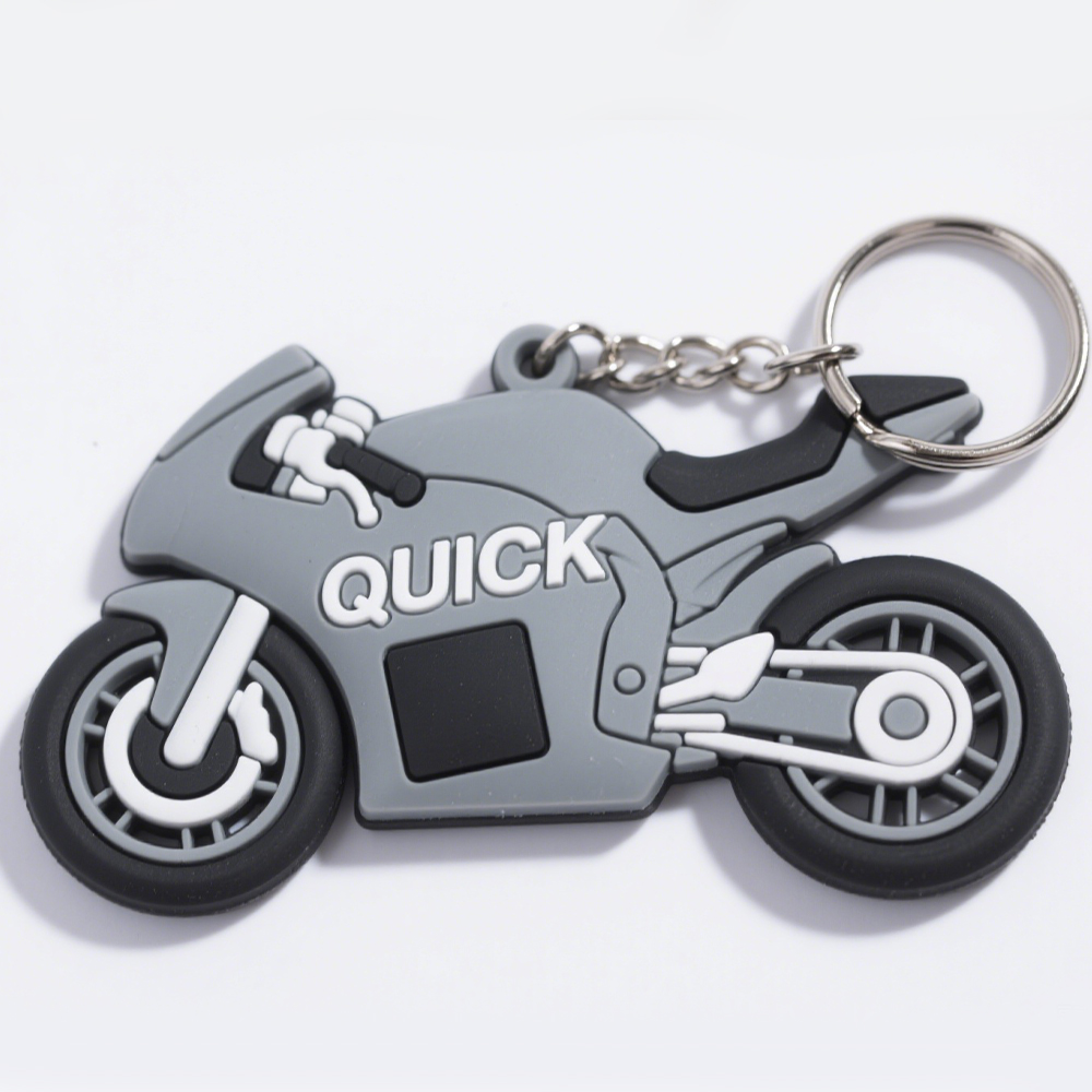 Best Seller Promotion Gift Motorbike Motorcycle Soft Pvc Key Chain Customize Rubber Key Chain