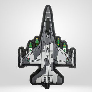 Custom PVC 3D Rubber Patches Iron on Sew on Custom Flight Heat Pres Customized Glow in Dark Rubber Badge for Clothing