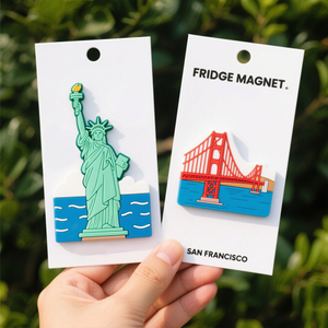 Custom Fridge Magnet Manufacturer Soft Pvc Badge Custom logo for Home