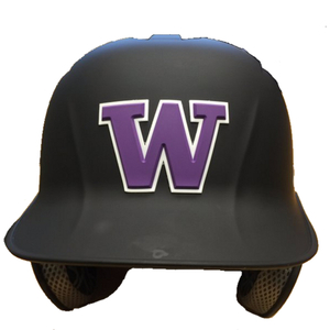 Soft Pvc 3D Decals with Adhesive Sticker for Baseball Helmet New Design 3D Logo PVC Helmet Factory