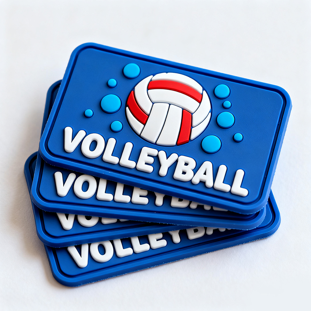 3D Logo Patches Clothing High Quality Silicone Clothing Tags And Labels Rubber Patch Hook Loop Tactical PVC Patch Manufacturer