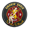 No MOQ Fire Prevention Patch Rubber Badge Silicone Patches Custom French Firefighters Fire Department PVC Patch for Clothing