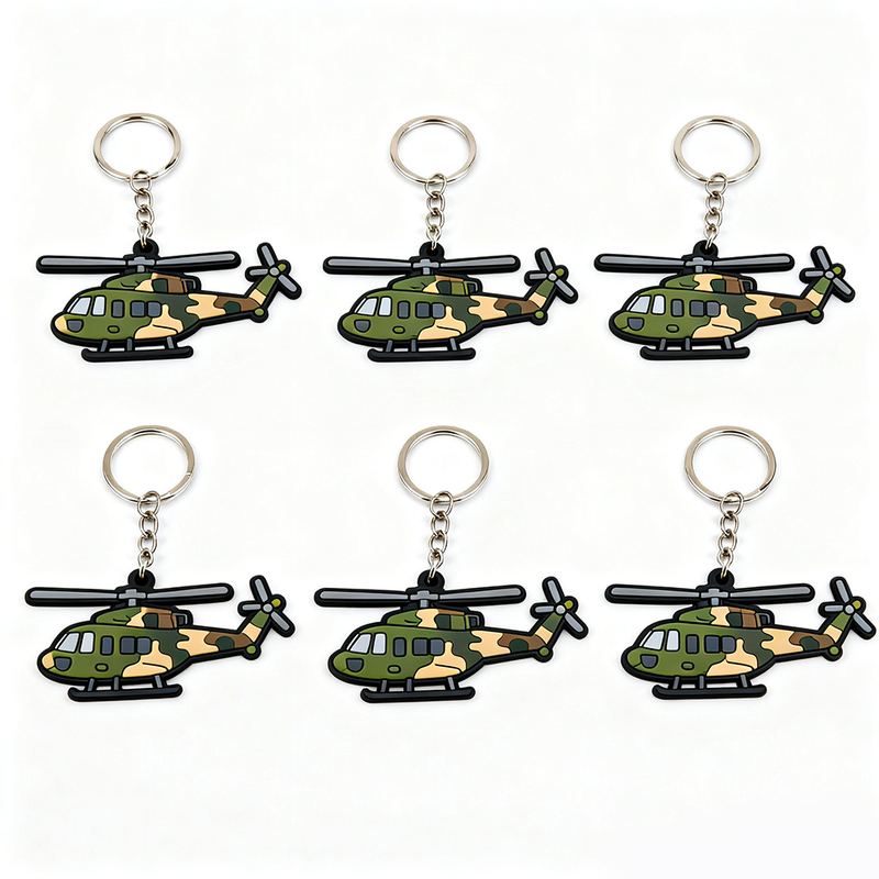 Customized Airplane Key Chain for Advertisement Factory Cheap Price Custom Pvc Rubber Keychain for Promotion Gift