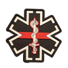 MEDIC Tactical Rubber Rescue Snack Patches Medical MED EMT PARAMEDIC Emblem PVC Rubber Badges