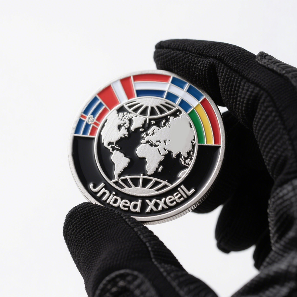 Custom High Quality Silver Plating Custom Challenge Coins Double Sided Design Coin Custom Nickel Coins