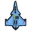 3D Aircraft PVC Rubber Badge Soft Label Patch for Hats Airsoft Sticks-Iron-on Hook Loop Soft PVC Patches Made of Canvas Plastic
