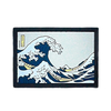 Wholesale Custom 3D Embossed PVC Rubber Patches Soft Japanese Style Huge Waves Heat Transfer Garment Labels for Bags and Clothes