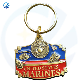 Marines Metal Keychain