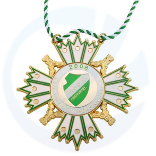 Custom Metal Medallion Medal Lanyard Metal Medallion
