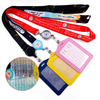 promotional custom printed neck polyester lanyard with logo free sample