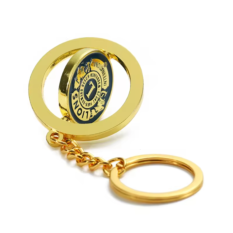 Lion Club Souvenirs Rotating Key Rings 