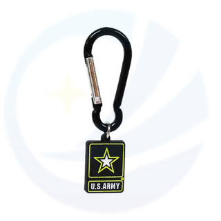 ARMY KEYCHAIN CARABINER PVC