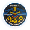 India AFNET LOGO RUBBER Pvc Patch