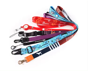 Custom Sublimation Nylon Lanyards Heat Transfer Polyester Lanyard