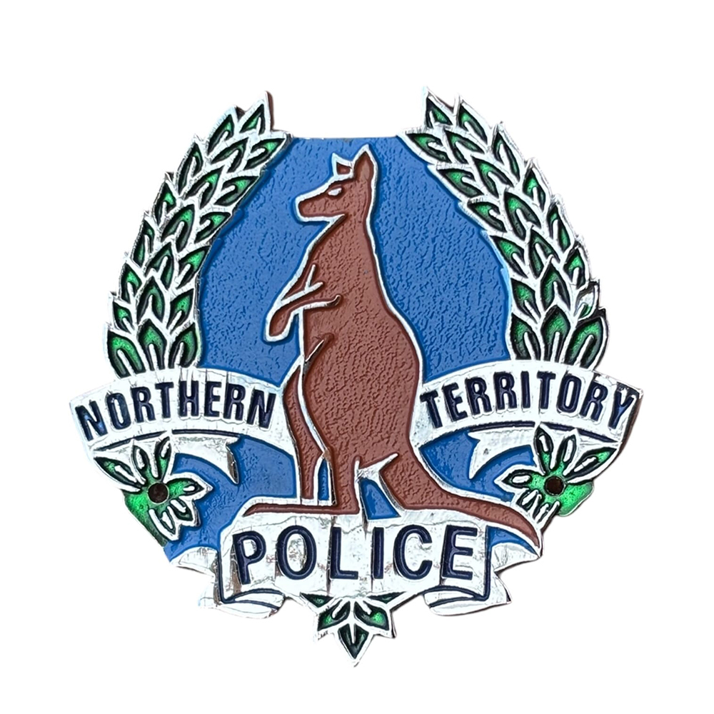 Custom Australia Northern Territory Metal Plaque Badge – 3D Embossed Design for Collectors and Display