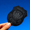 São Paulo State Public Service Emblem PVC Patch Soft Rubber Badge with Hook and Loop Backing Custom 2D 3D Patch
