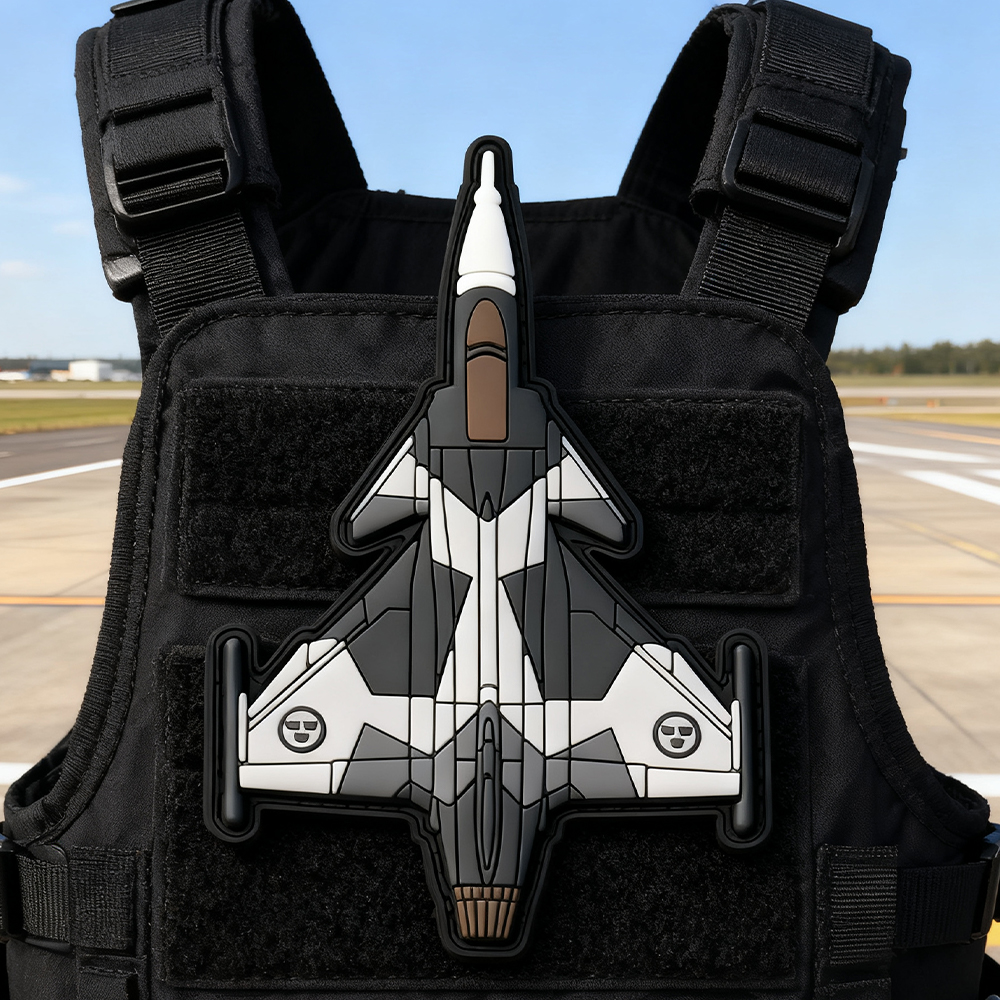 Scandinavian Flight Division PVC Patch Custom Soft Rubber Emblem Sticker