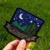 Outdoor Glow PVC Patch Not All Those Who Wander Are Lost Luminous Morale Badge for Backpacks and Jackets