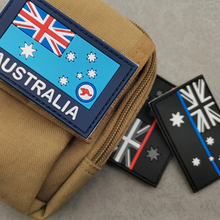 Durable Soft Rubber 3D PVC Flag Patch of Australia – Stick On Bag Shirt Jacket Backpack Decoration Badge
