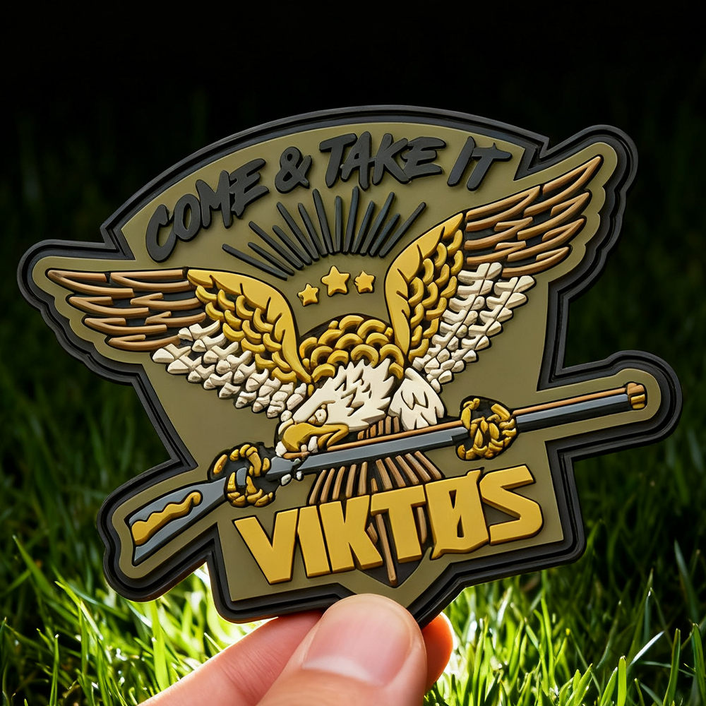 Custom Australian Long Rifle Moralpha PVC Patch 3D Rubber Emblem for Airsoft Tactical Gear and Collectors