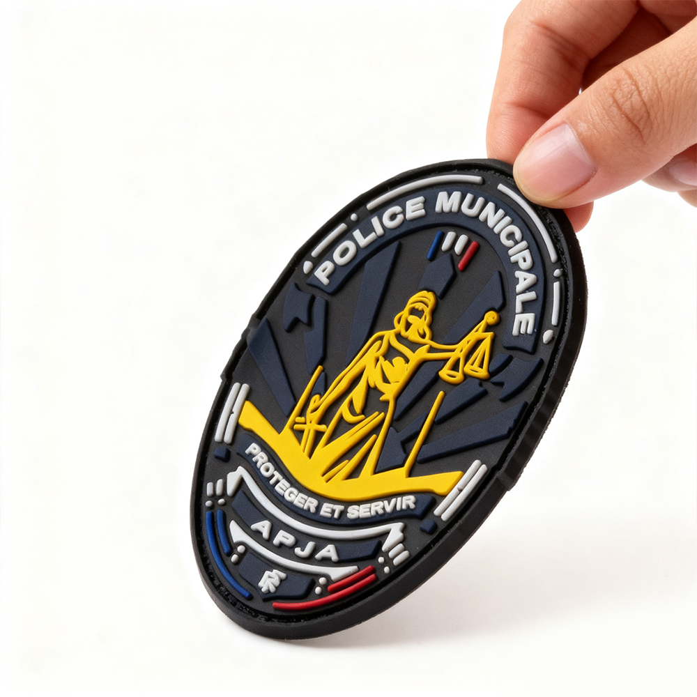 Unique Municipal Justice-Themed PVC Patches in Various Shapes for Hat Accessory Enthusiasts and Collectors